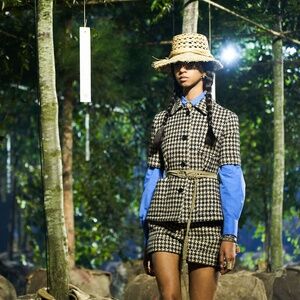 NWT Rare Dior Houndstooth Tapered Shorts - SS20 Sustainable Runway Collection